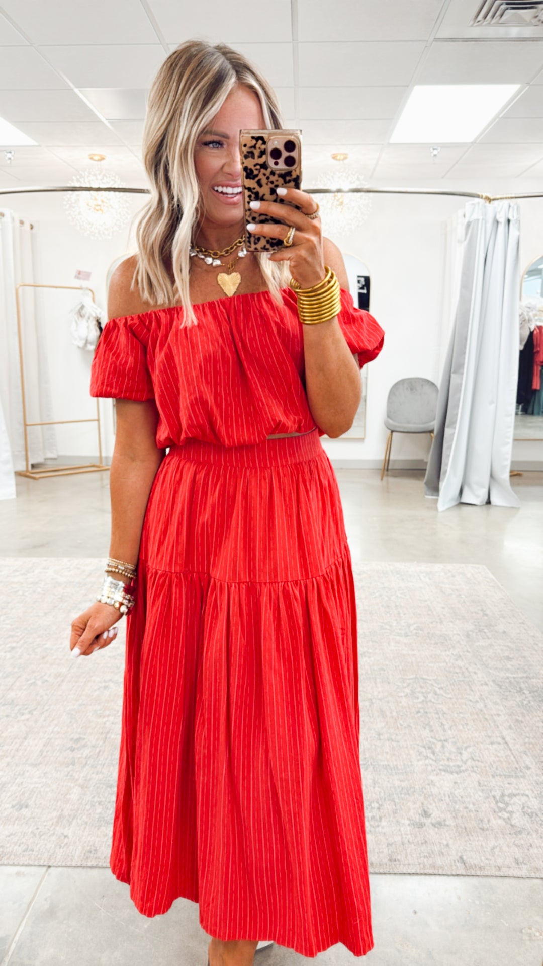Riviera Crop Top & Skirt Set