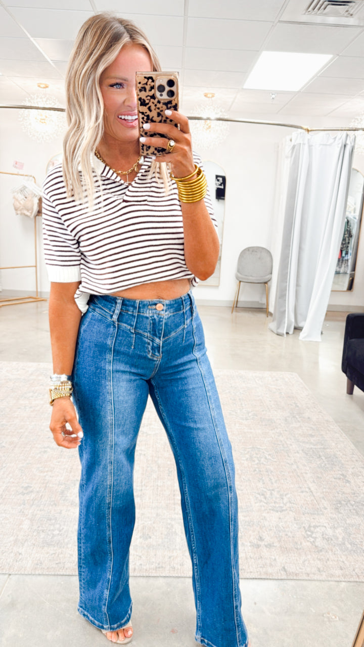 The Hollis Collared Top