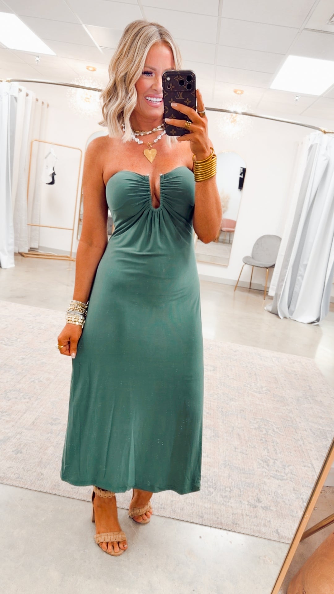 Timeless Romantic Midi Dress-Ivy