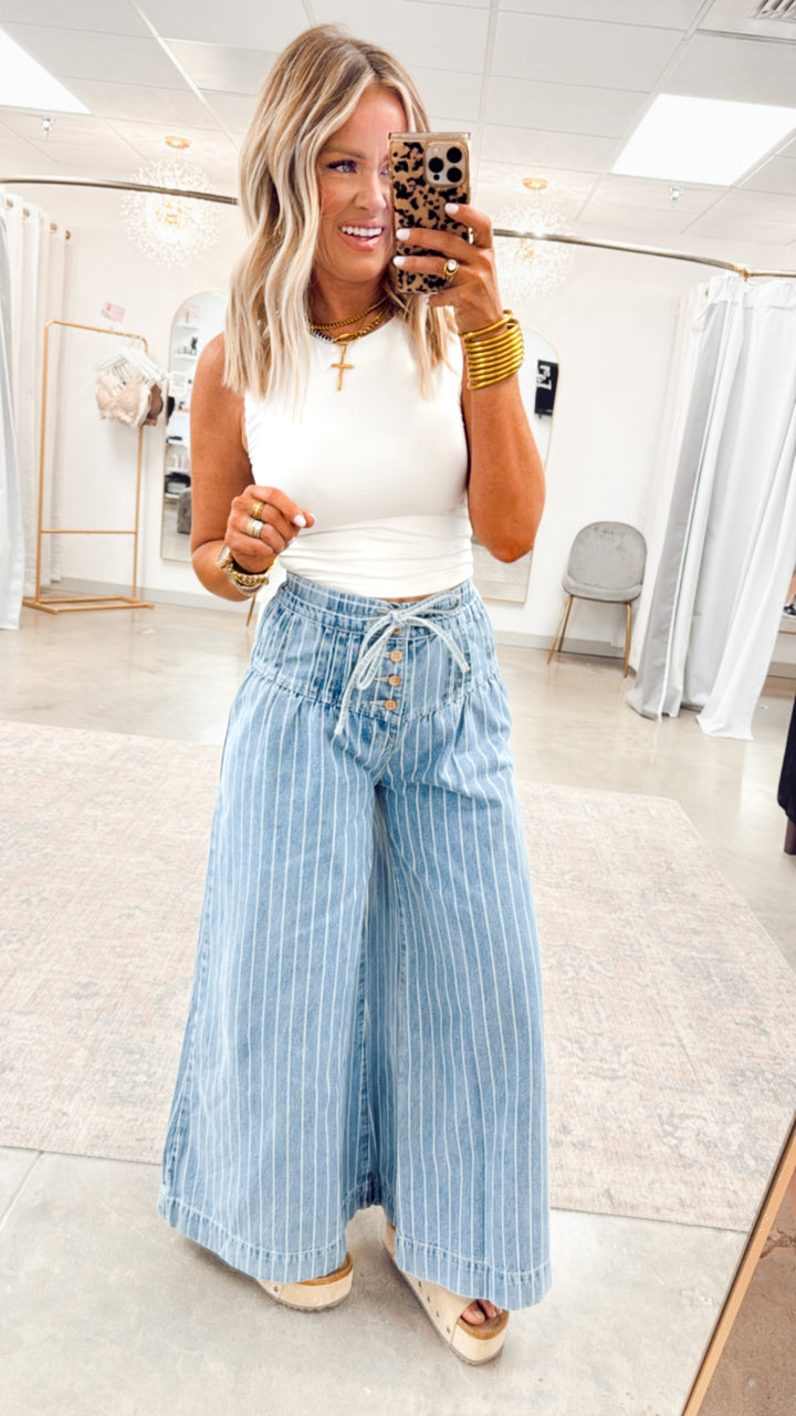 Paloma Striped Wide Leg Pants
