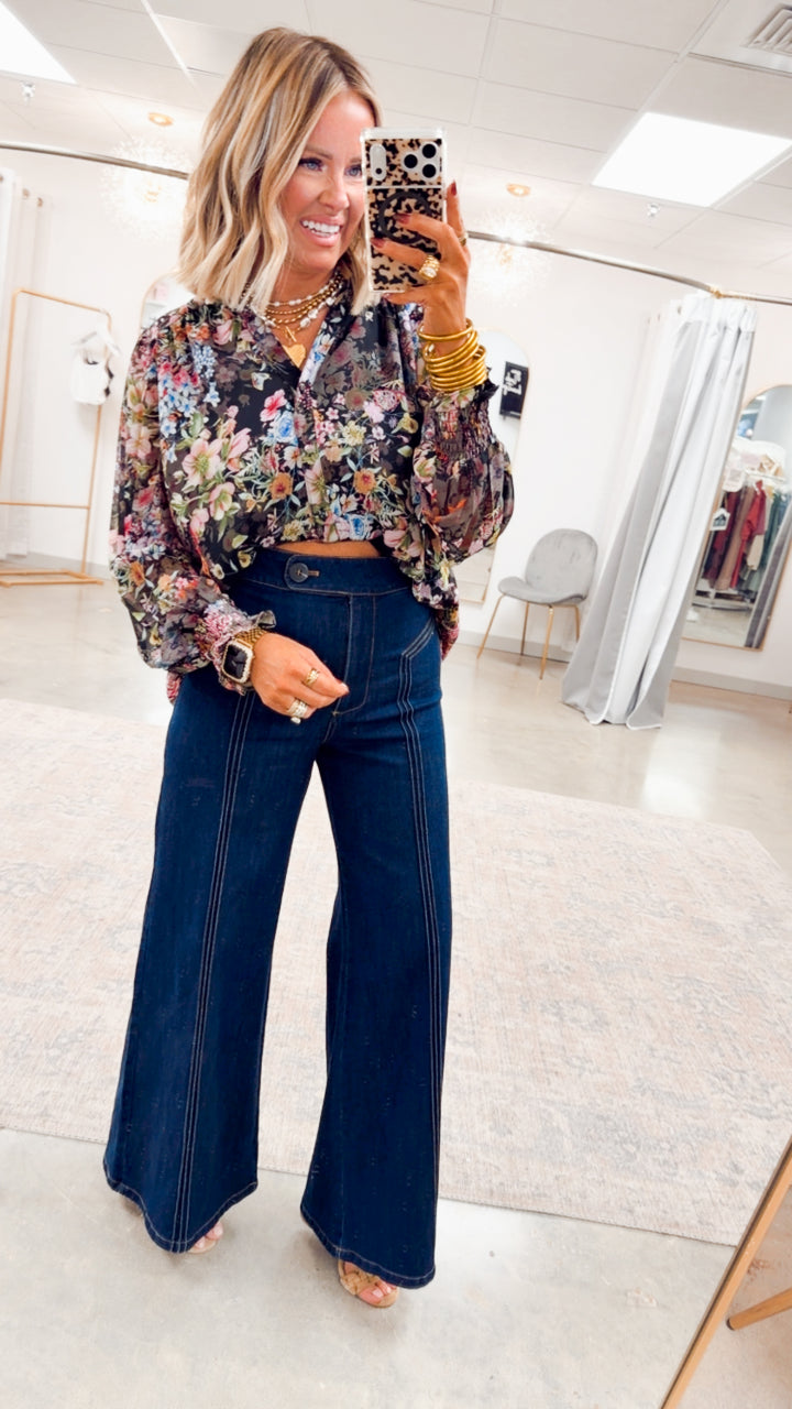 Capri Floral Blouse