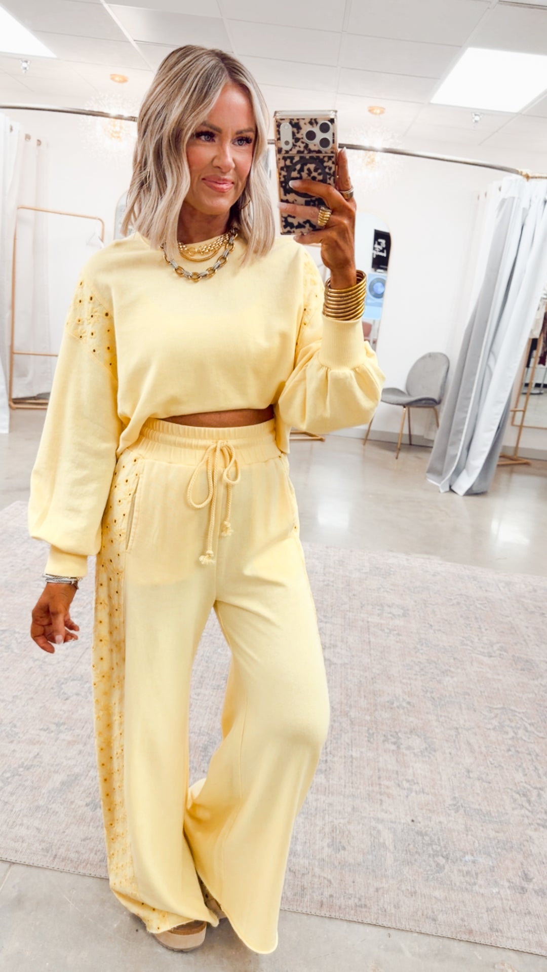 The Paloma Plush Set-Mellow Yellow