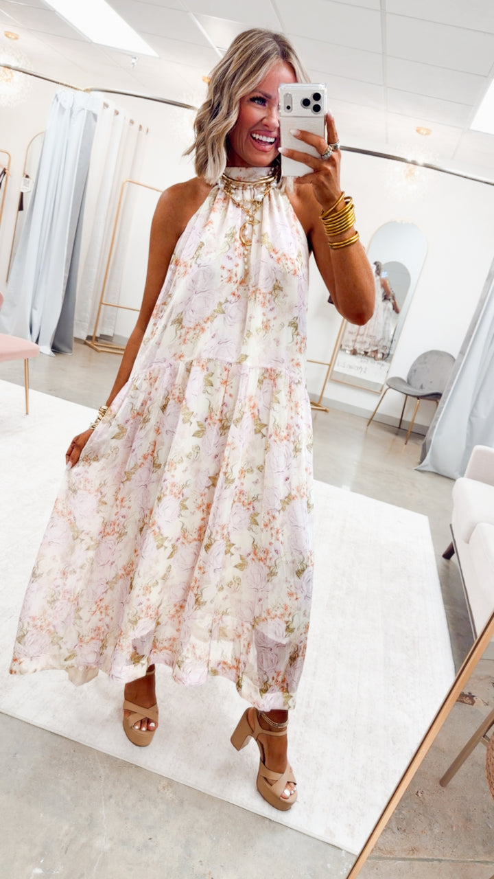 The Rose Halter Dress