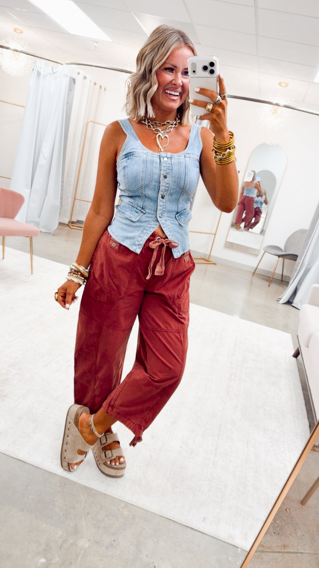 The Cabernet Cuffed Jogger Pant