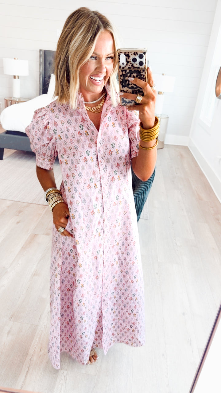 The Camellia Floral Midi Dress