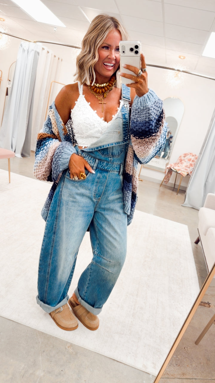 The Brooke Barrel Overalls