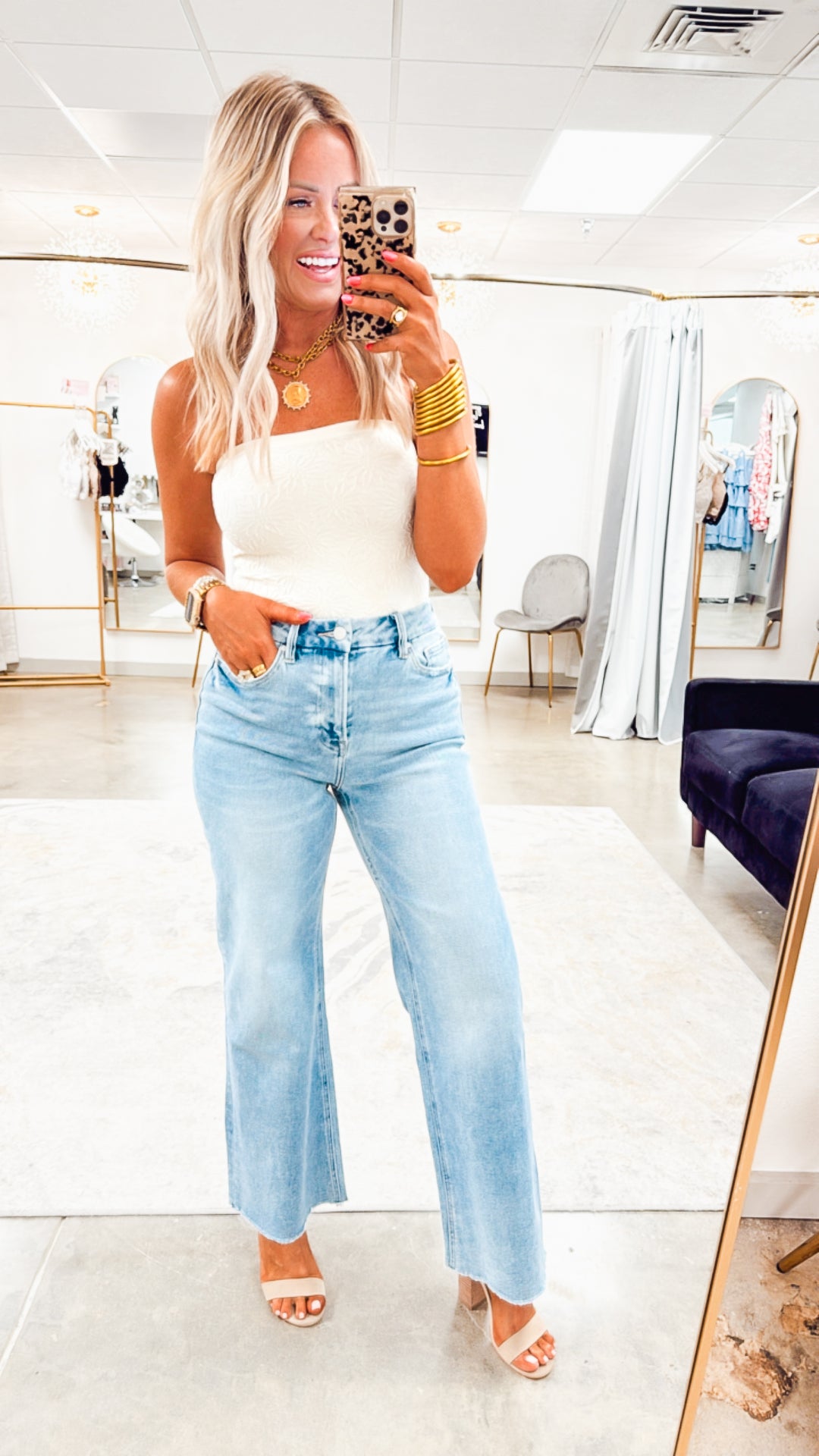 The Boho Breeze Wide-Leg Jeans