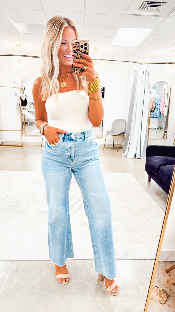 The Boho Breeze Wide-Leg Jeans