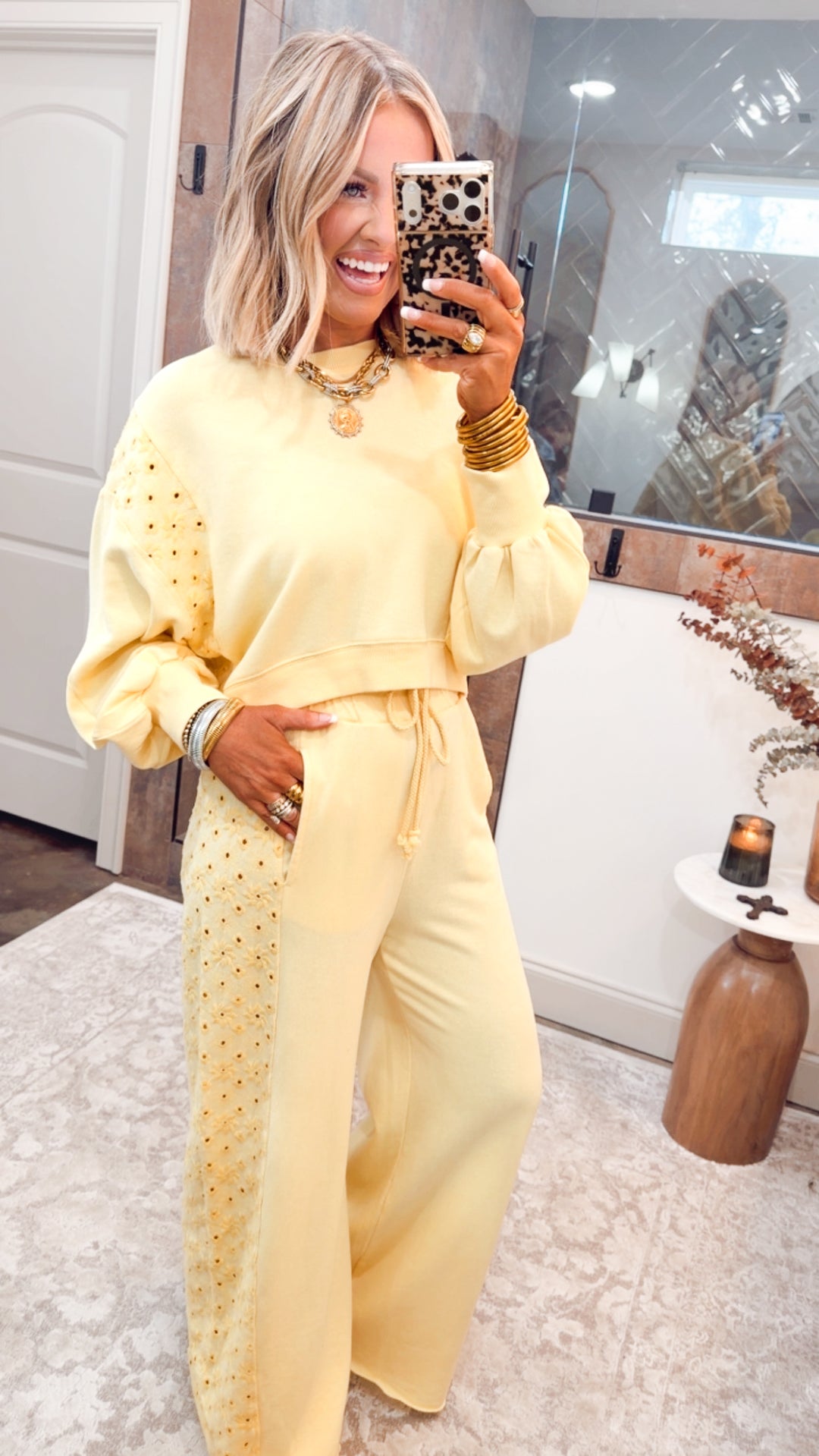 The Paloma Plush Set-Mellow Yellow