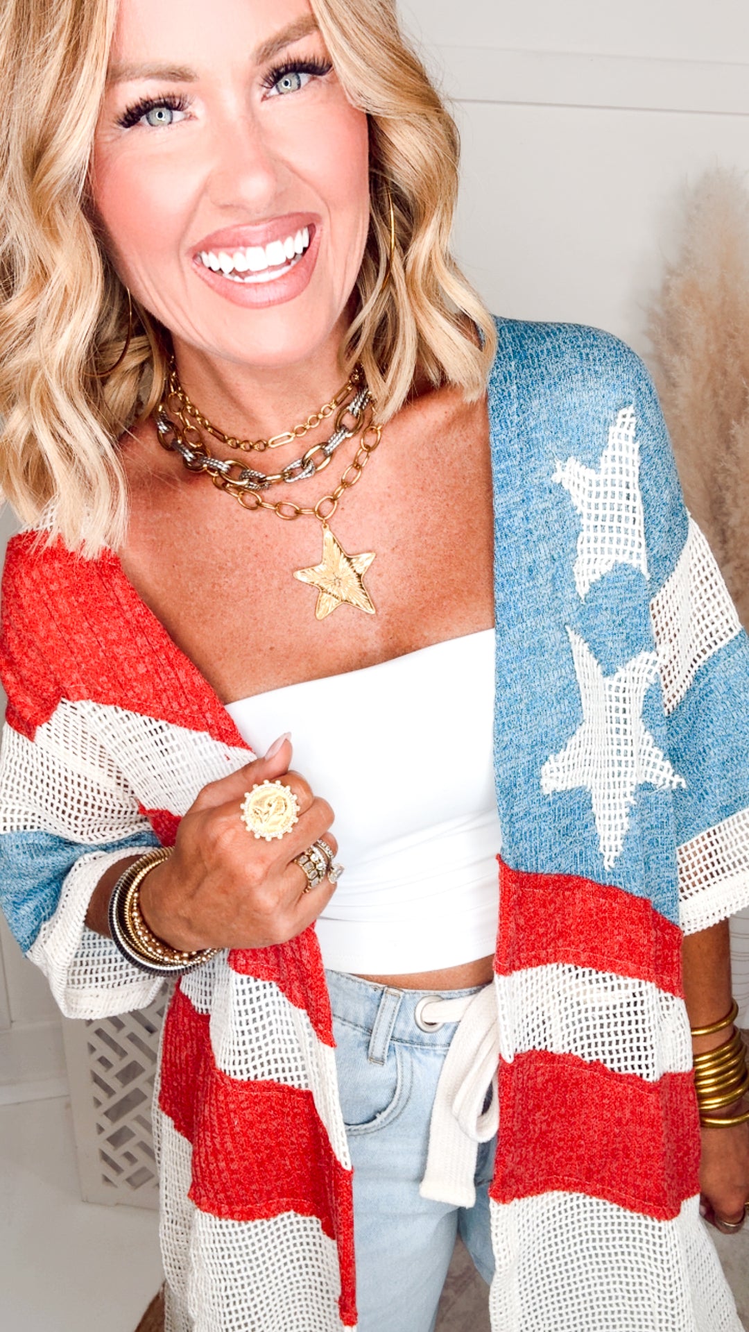 The Red, White & Flow Kimono