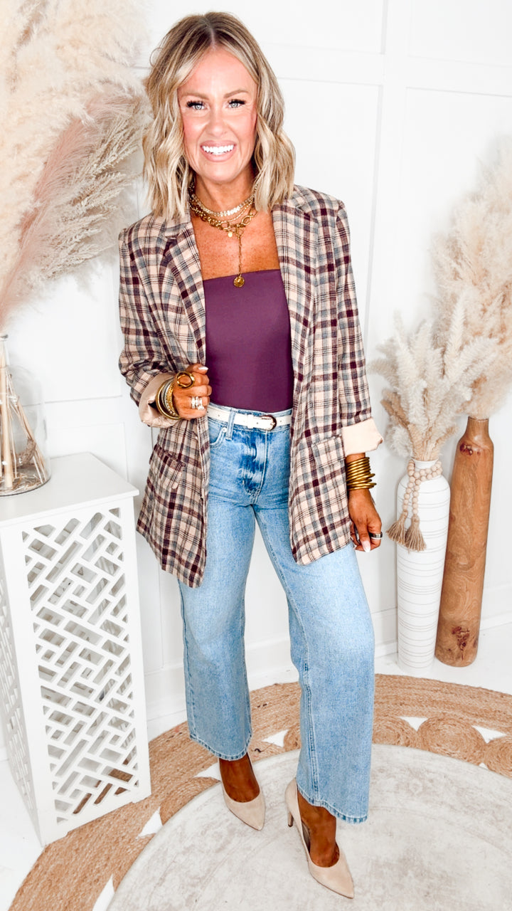 The Ashford Plaid Blazer
