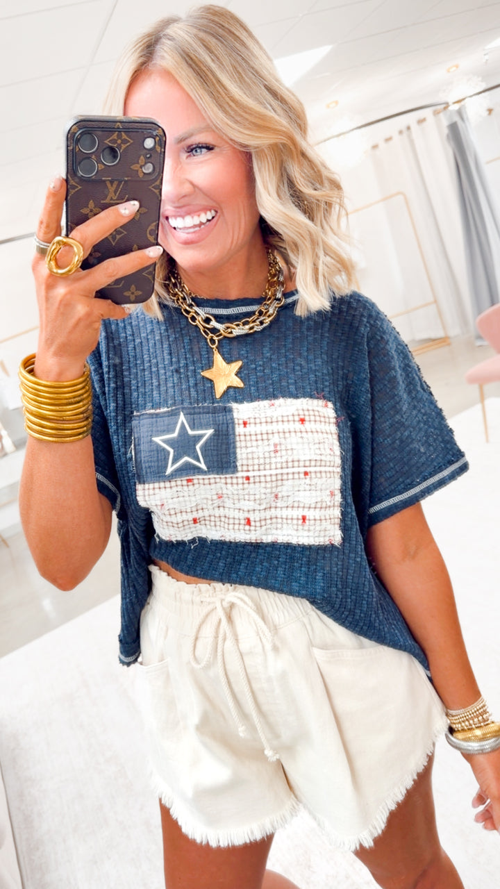 Dapper Smocked Waist Shorts-Natural