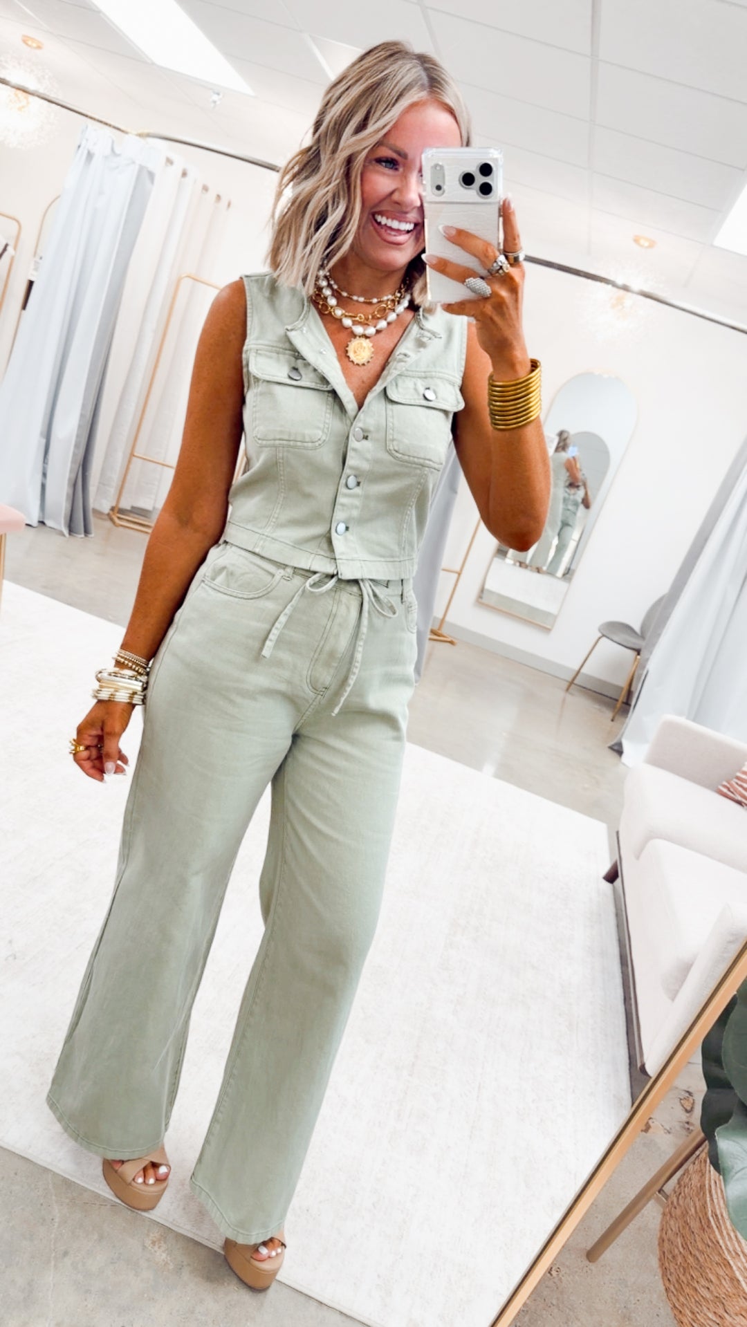 The Oaklynn Utility Set-Olive