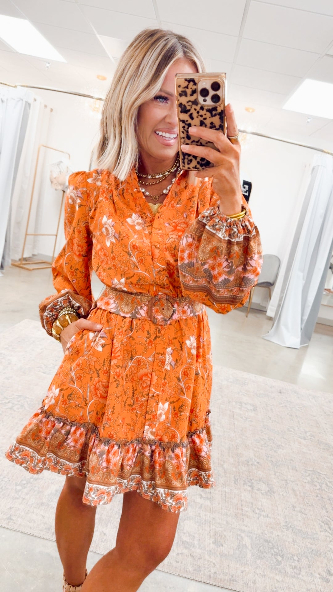 Rustic Meadow Mini Dress