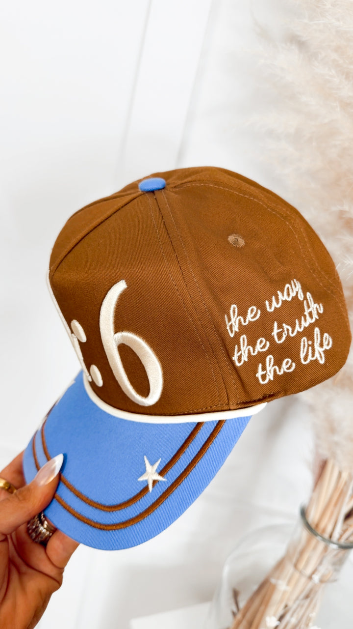 14:6 The Way, The Truth Trucker Hat