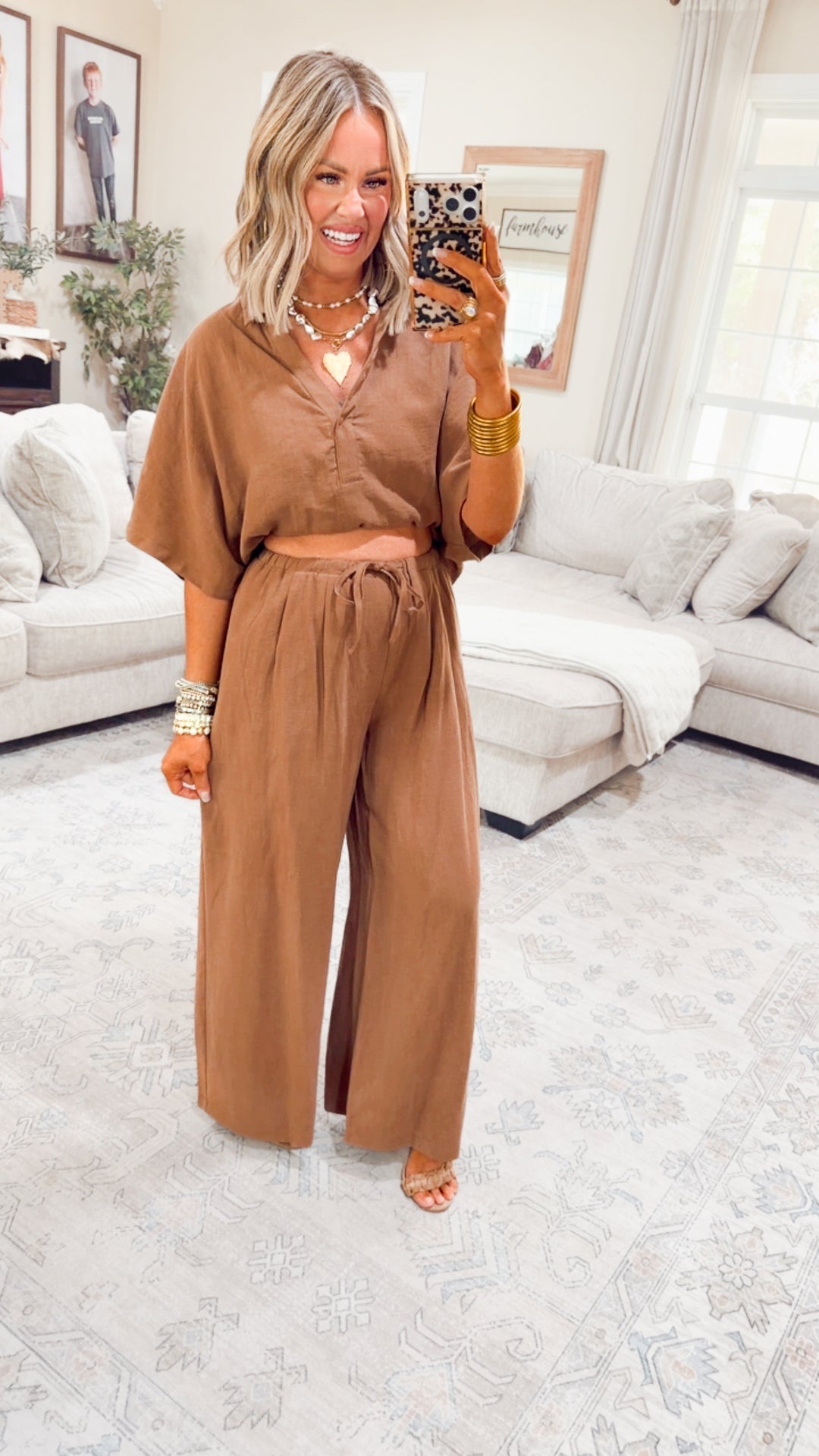 The Lora Popover Set- Rattan