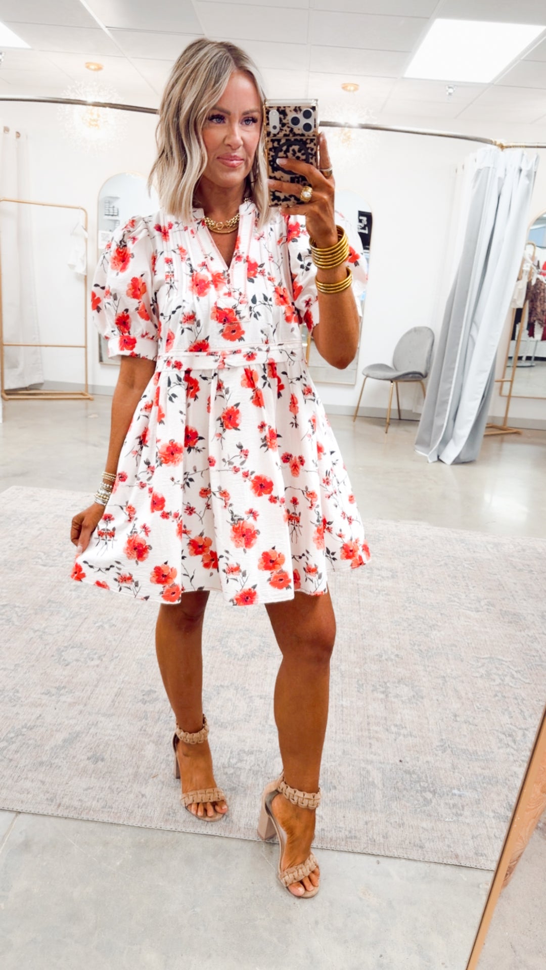 Rosalie Bloom Mini Dress