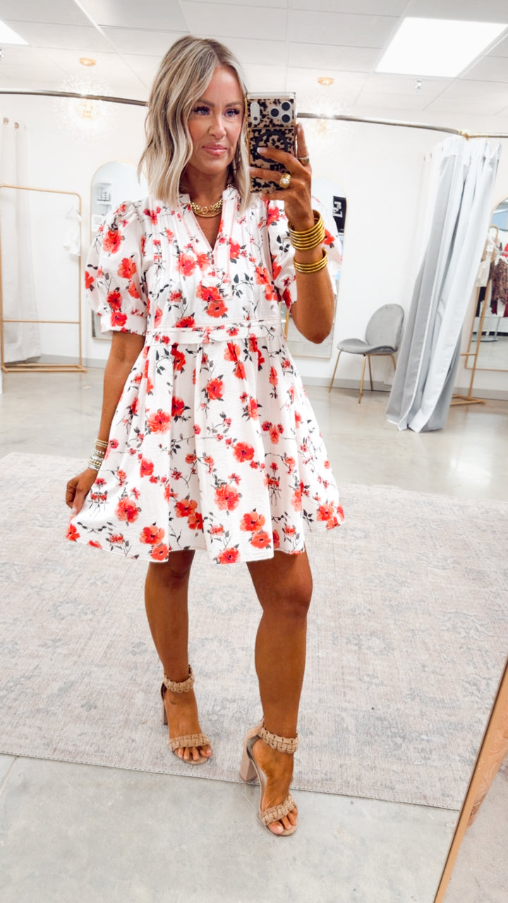 Rosalie Bloom Mini Dress