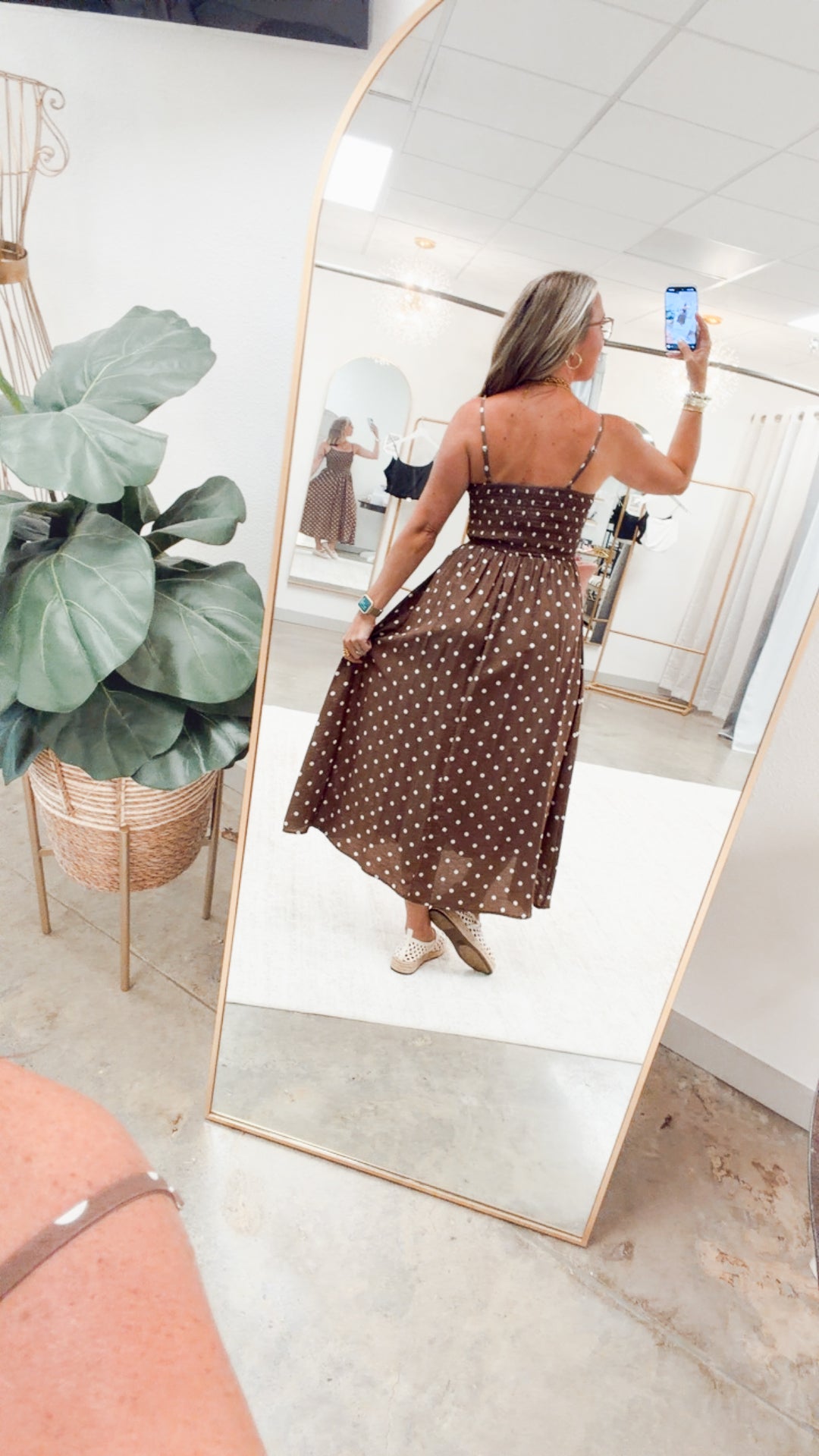 The Mocha Darling Midi Dress