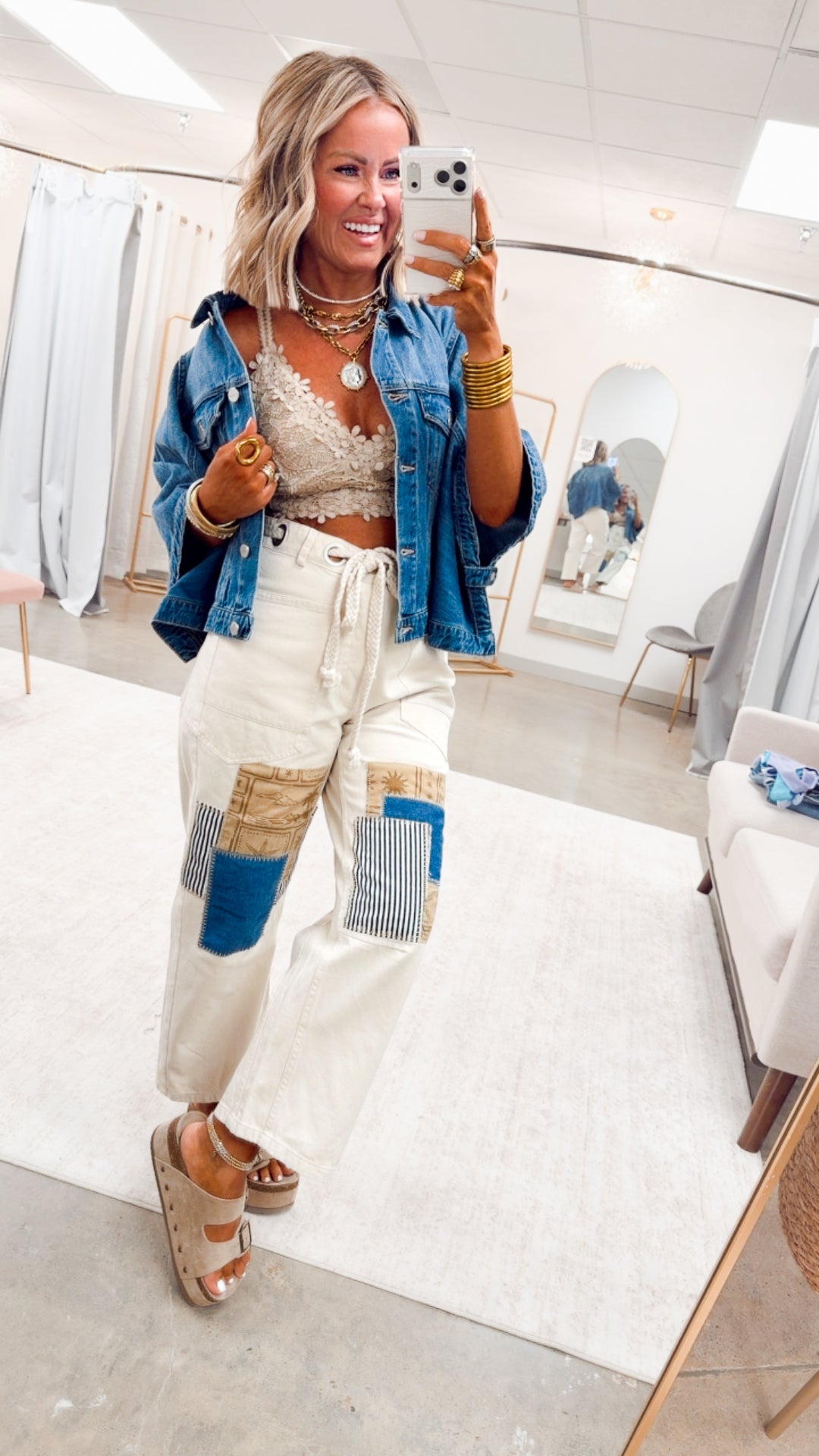 The Patchwork Paradise Jean