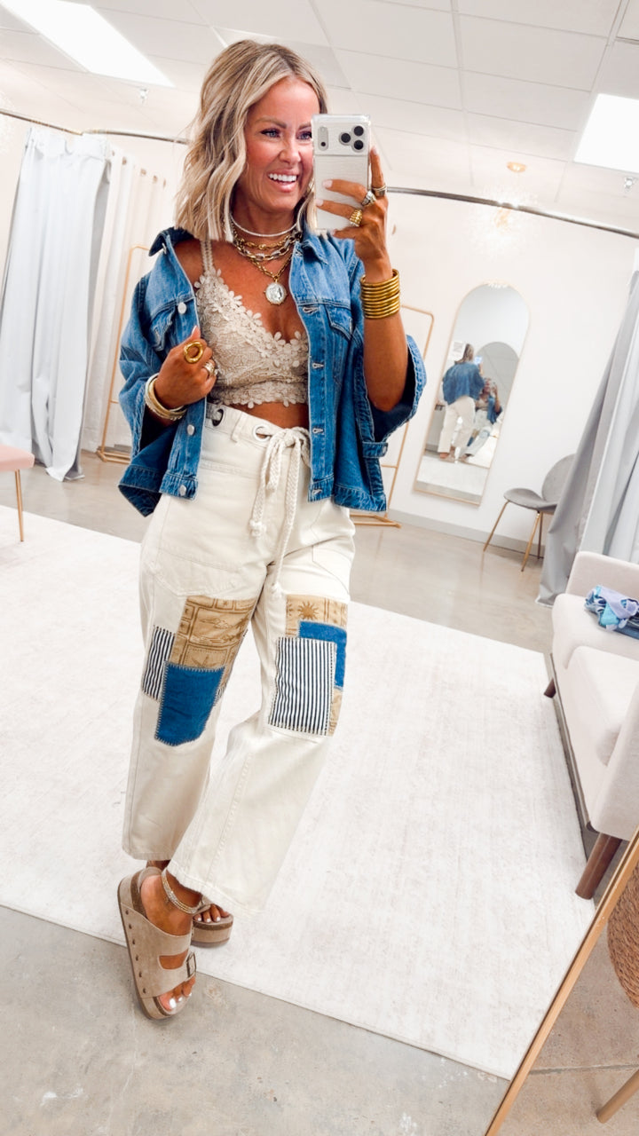The Patchwork Paradise Jean