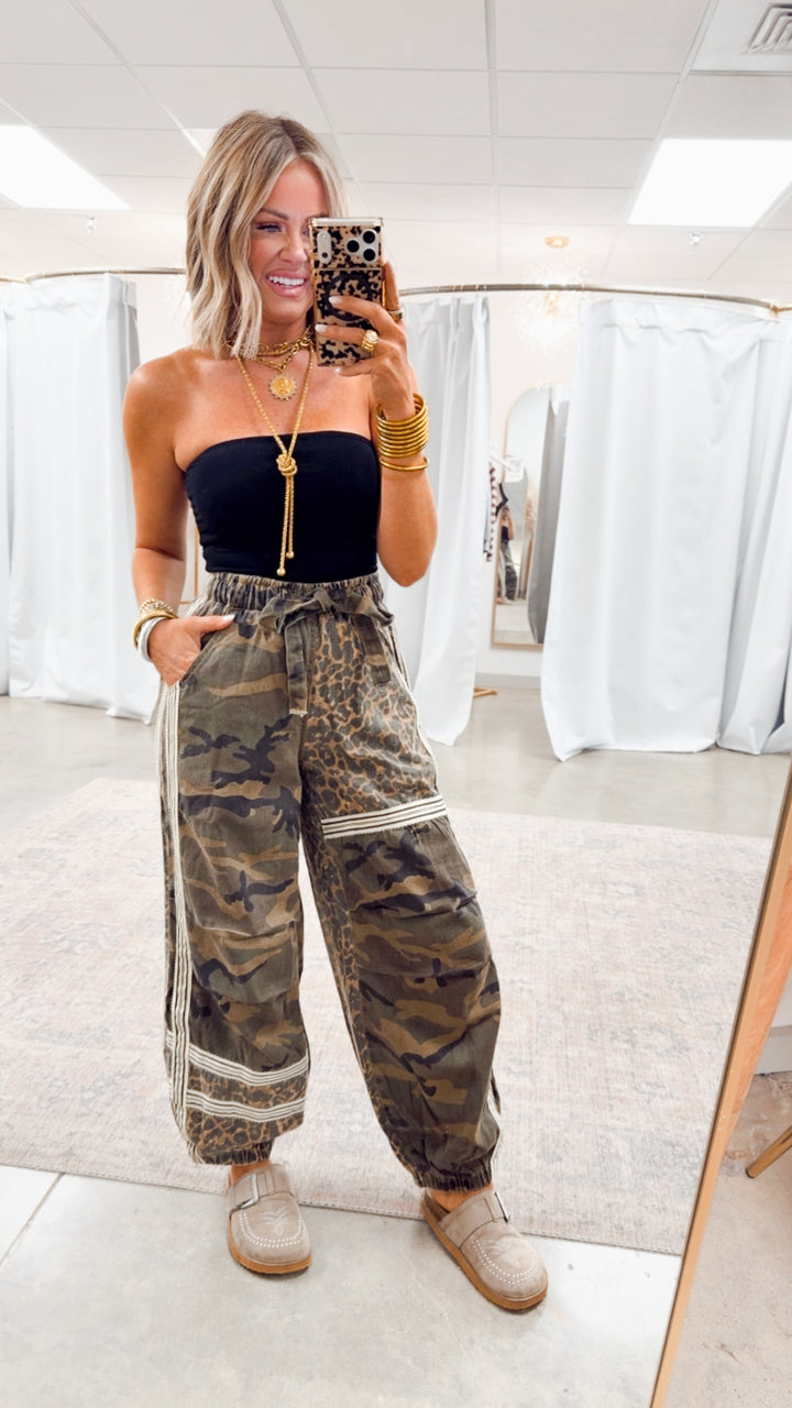 Wildside Camo Joggers-Olive Camo