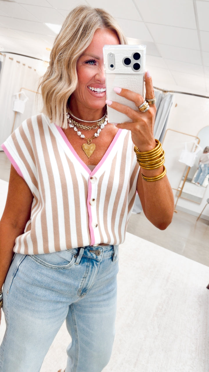 The Pink Harbor Top