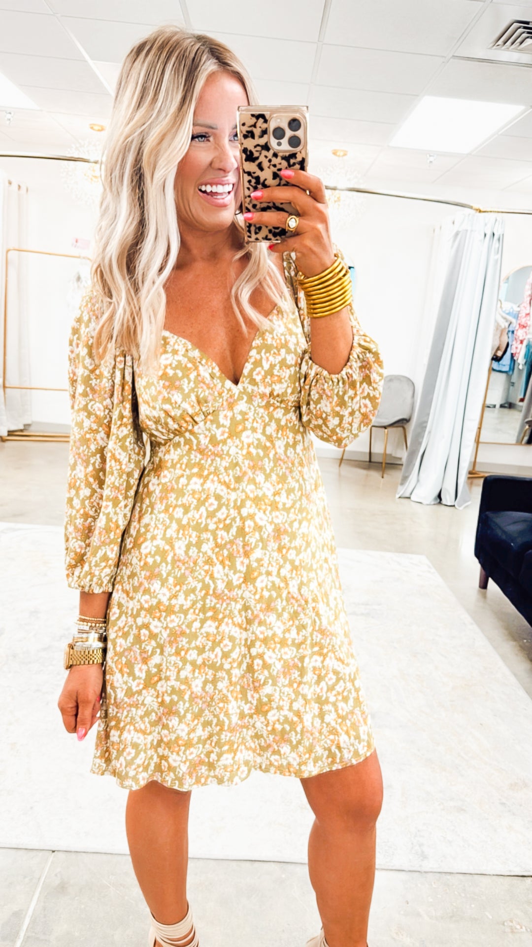 Floral Whimsy Mini Dress
