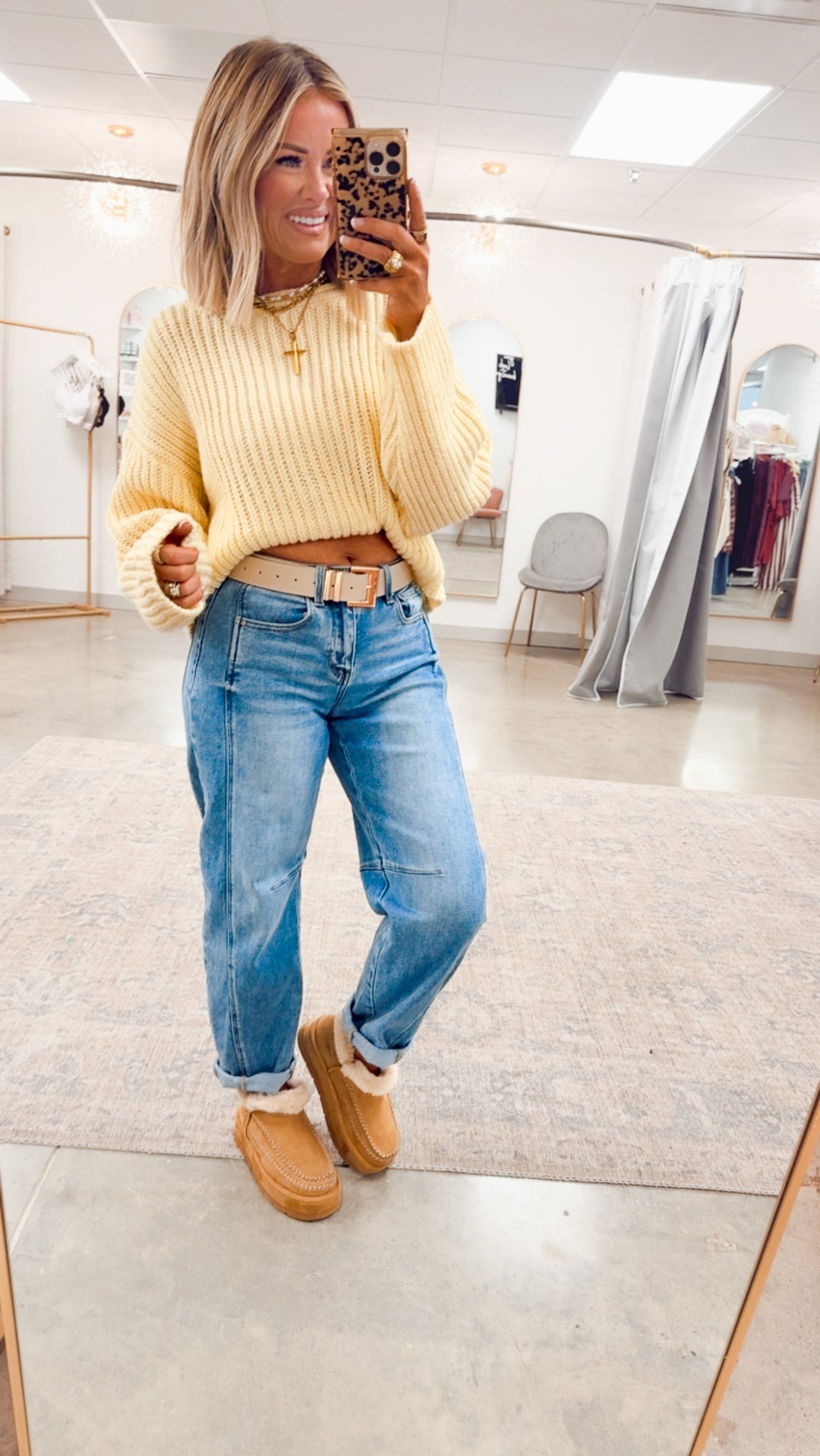 Simple & Sweet Boat Neck Sweater-Yellow
