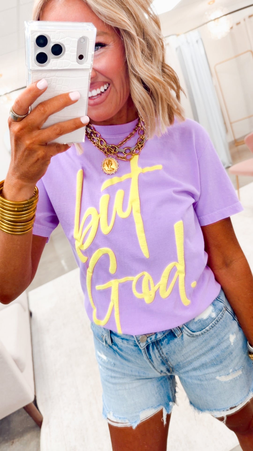 Puff "but God" Tee