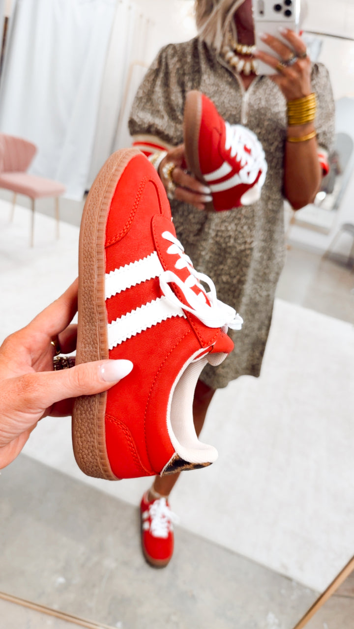 Corkys Heads Up Sneaker-Red