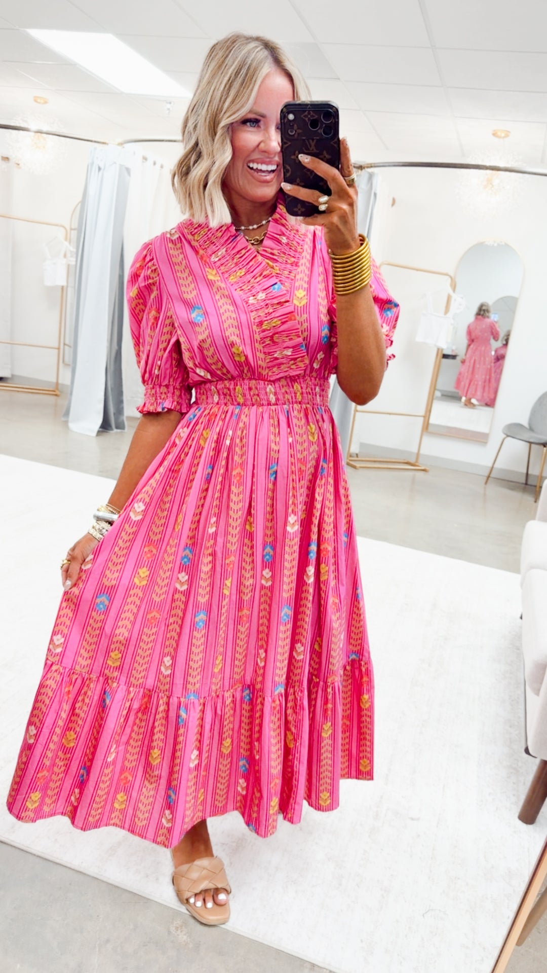 The Peony Palace Midi Dress