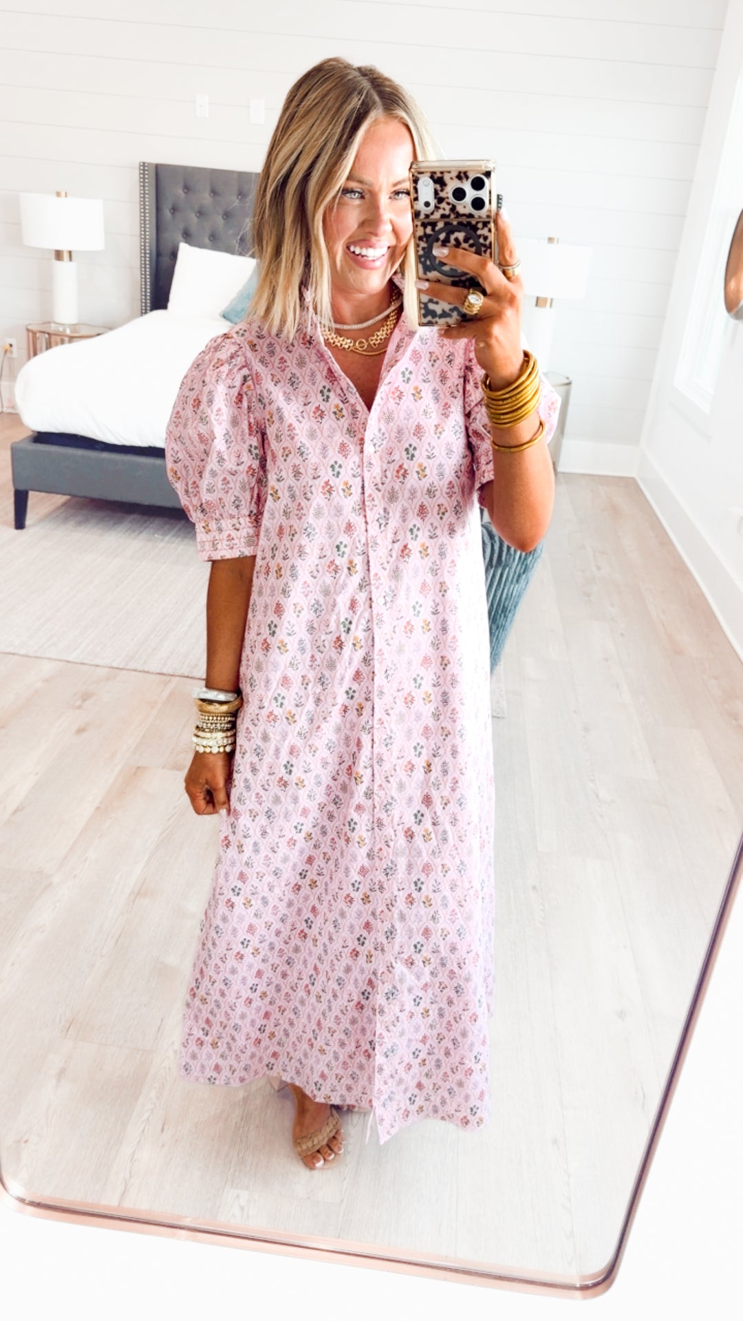 The Camellia Floral Midi Dress