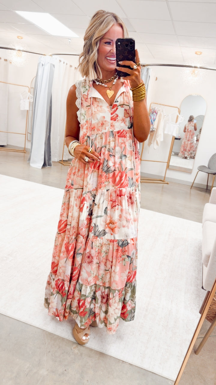The Dainty Bloom Maxi Dress