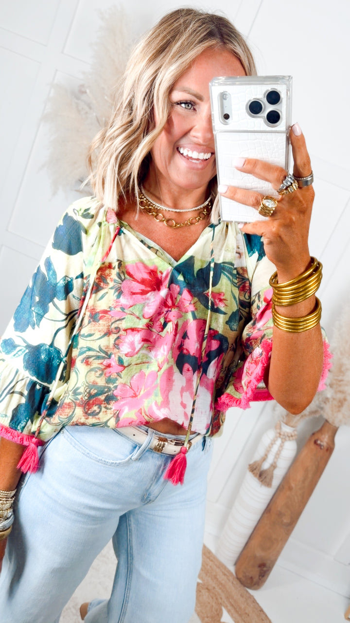 The Cabana Bloom Blouse