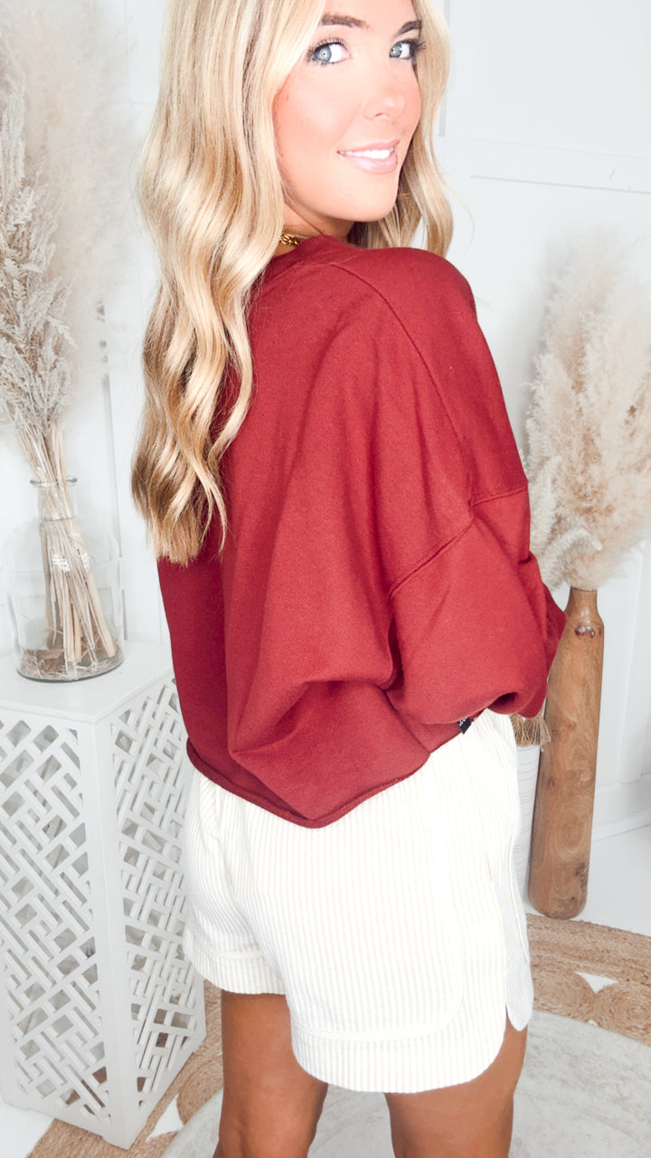 FSU Phipps Split Cropped Tee