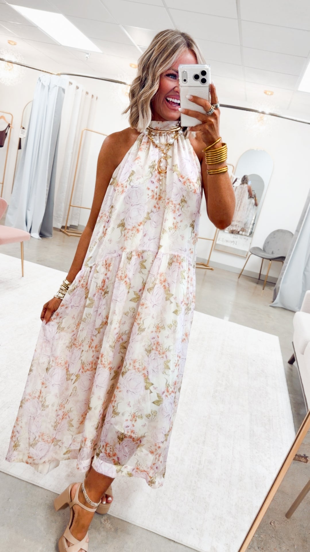 The Rose Halter Dress