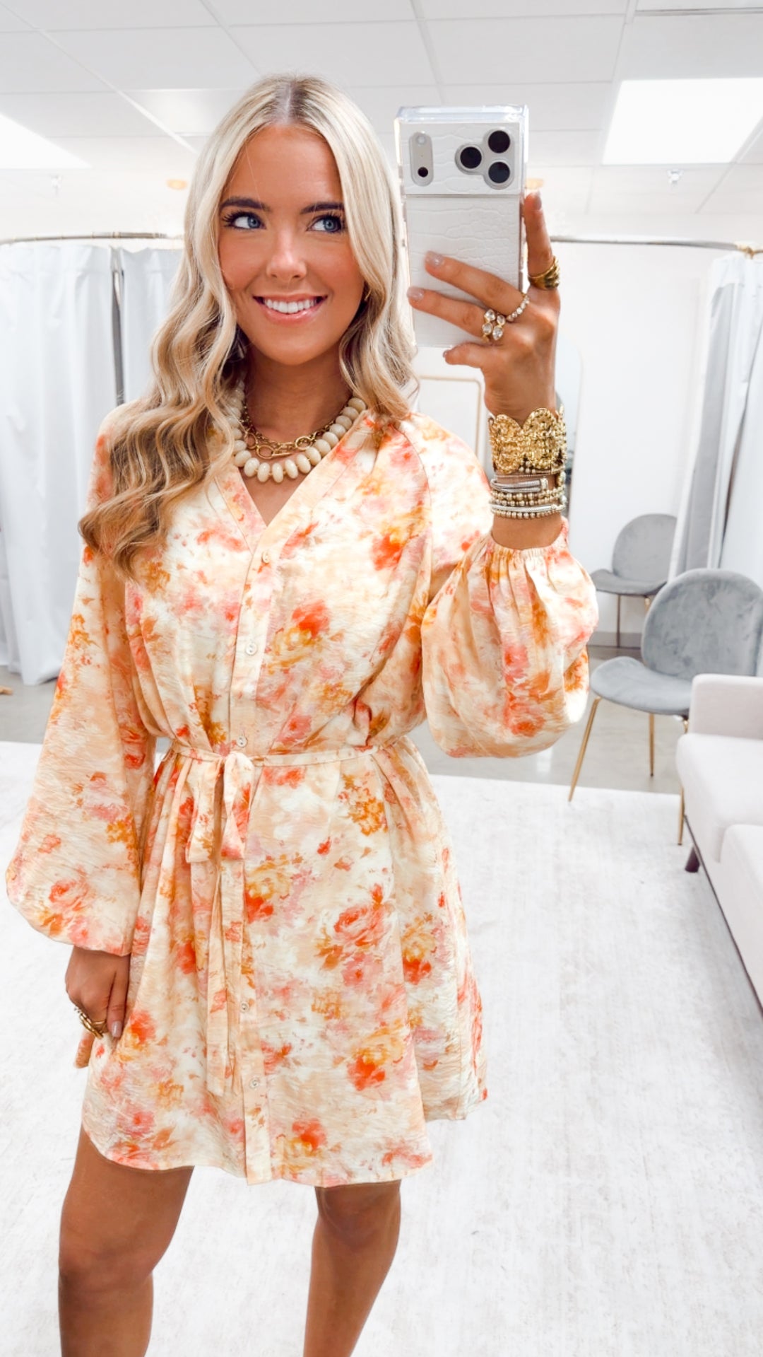 The Blushing Garden Mini Dress