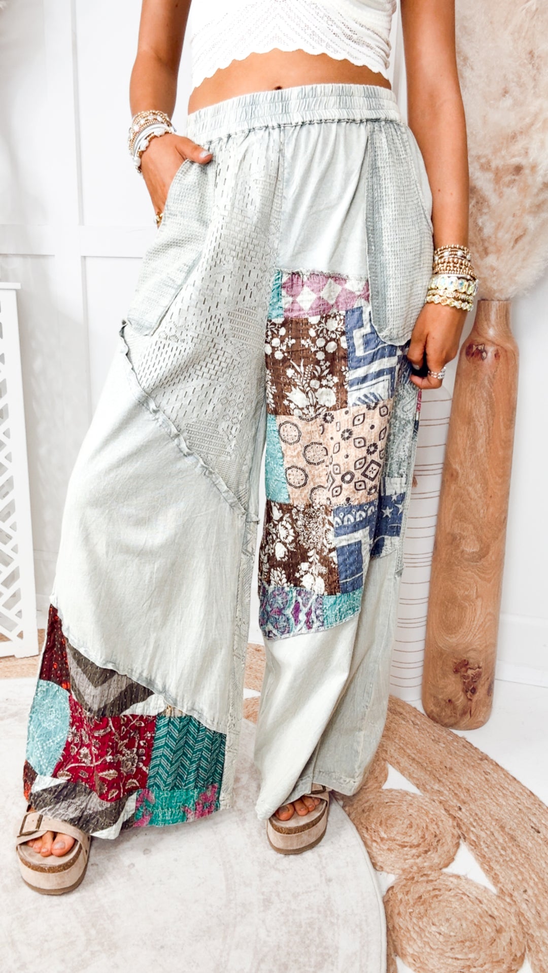 The Mosaic Wide Leg Pants