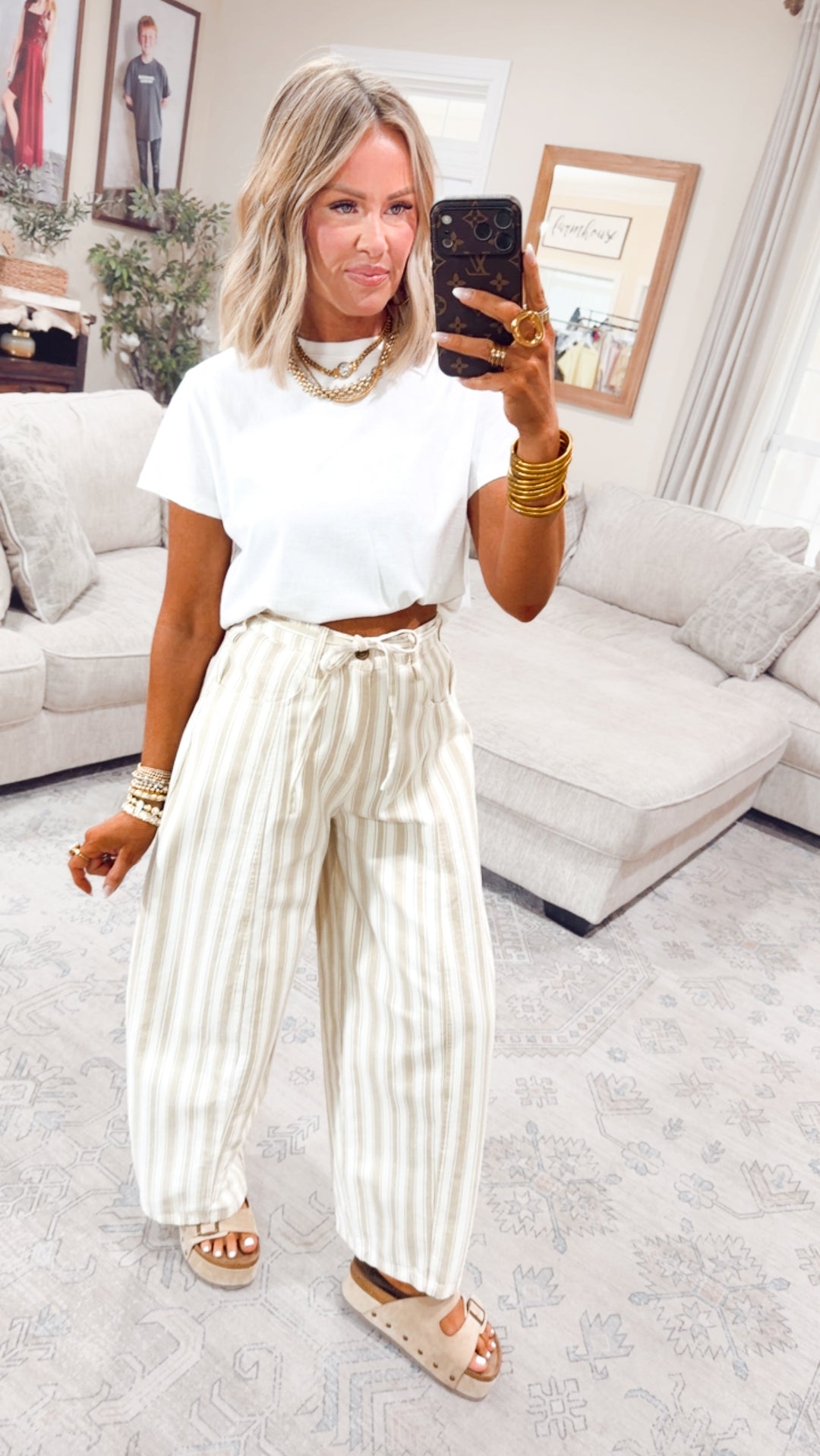 Classic Relaxed Crop Tee-White