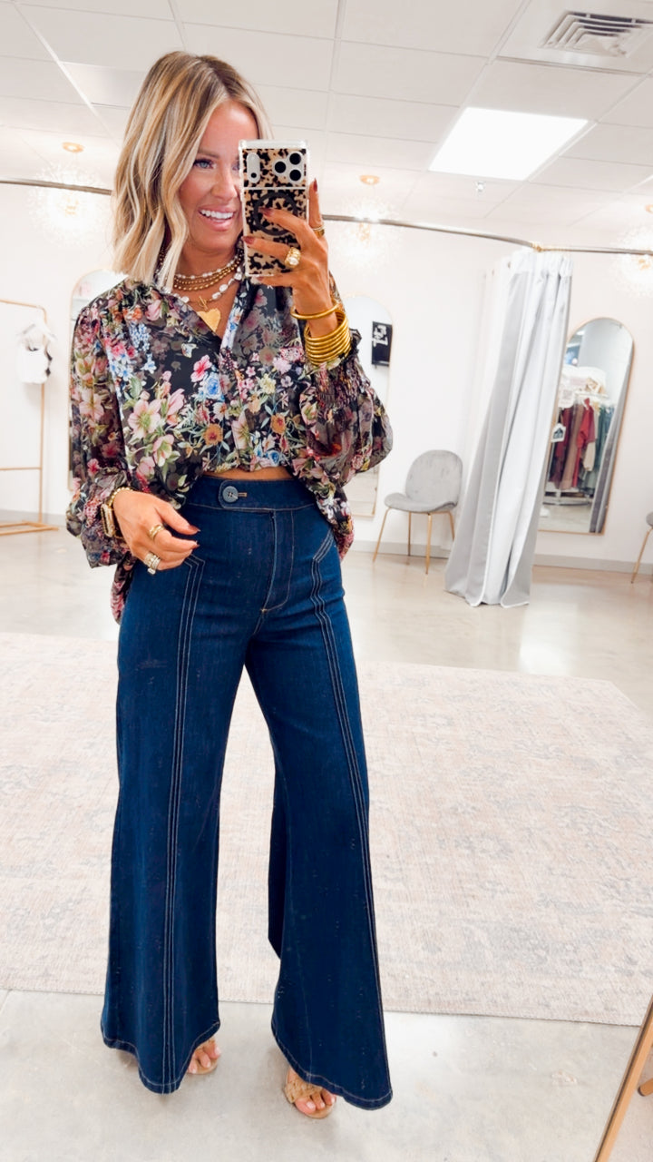 Capri Floral Blouse