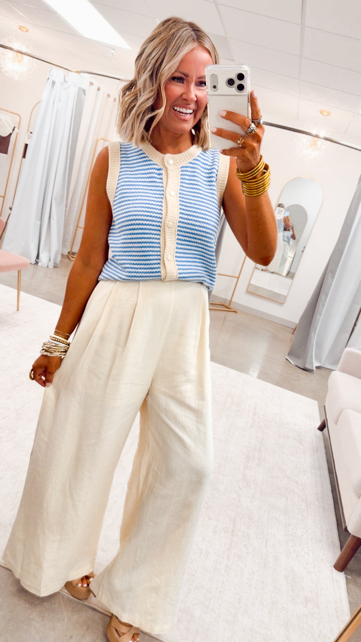 The Hampton Stripe Vest