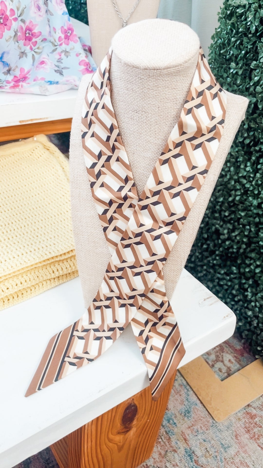 The Mocha Muse Scarf Necklace