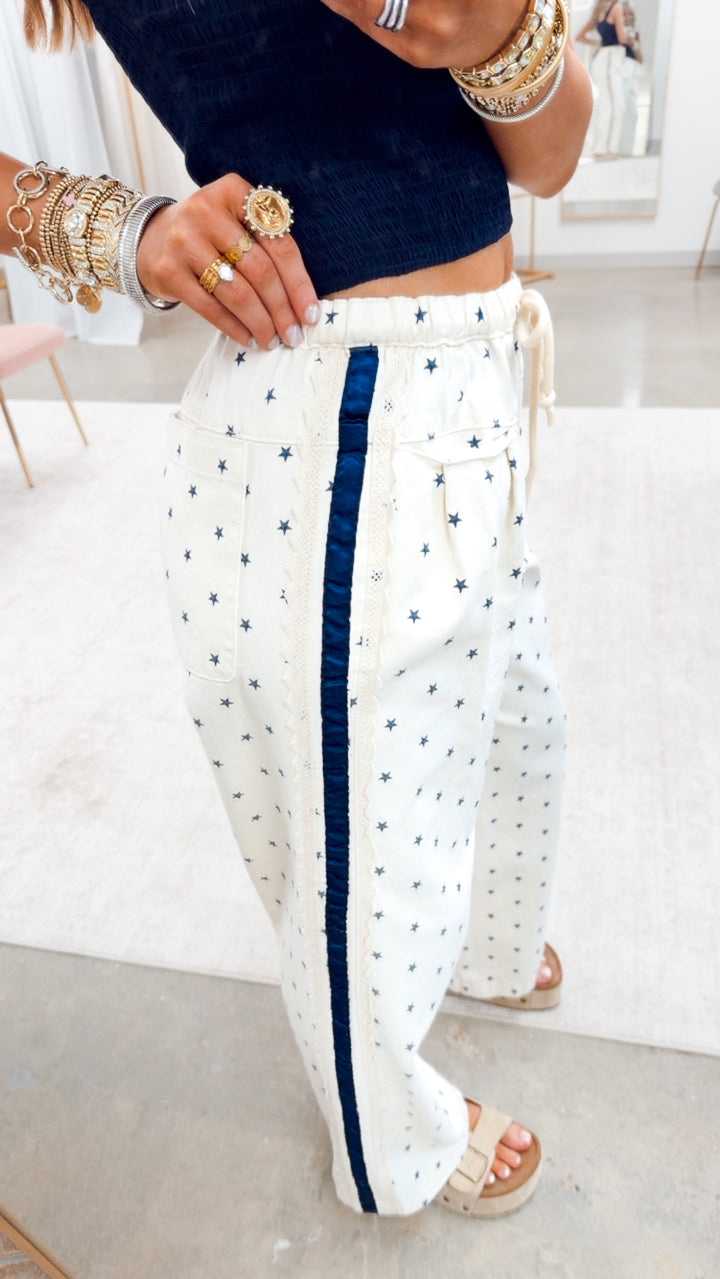 The Millie Polka Dot Striped Pants