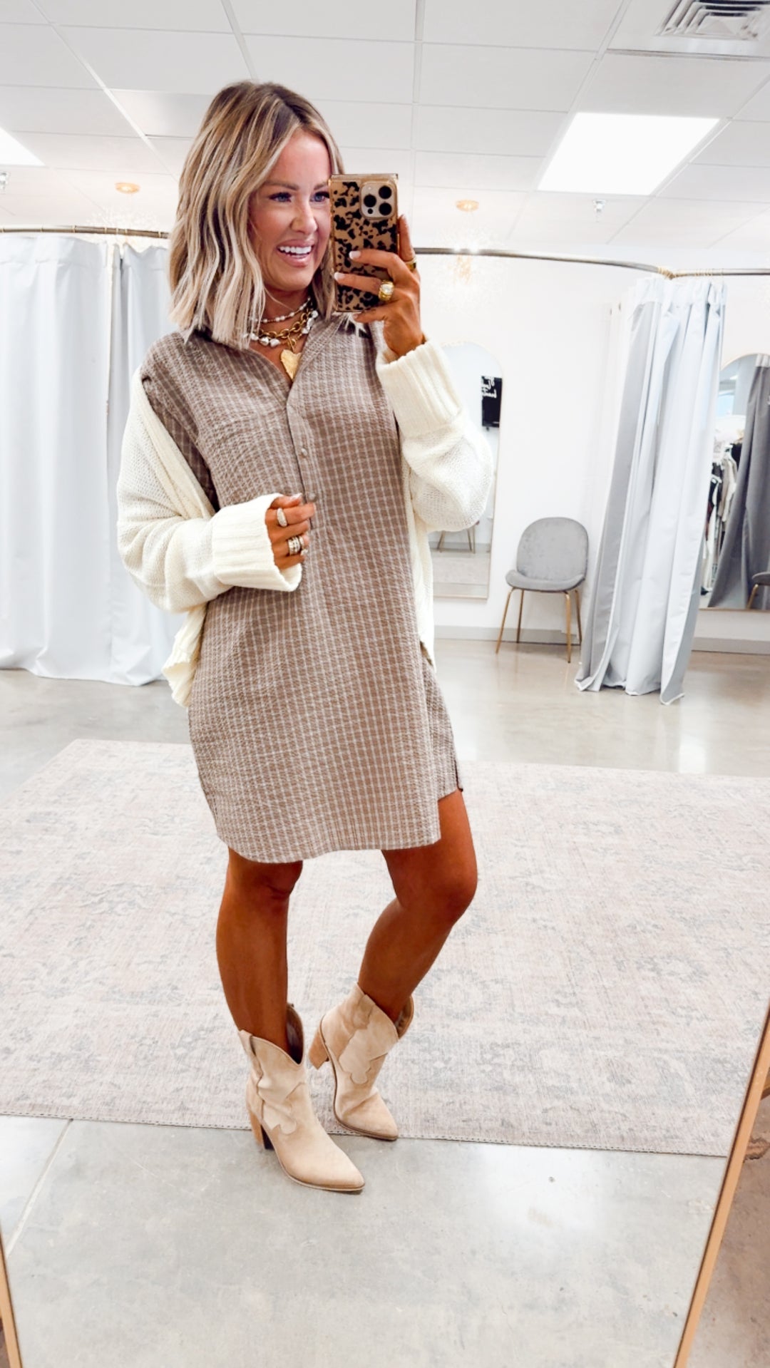 Soft Tone Sweater Cardigan