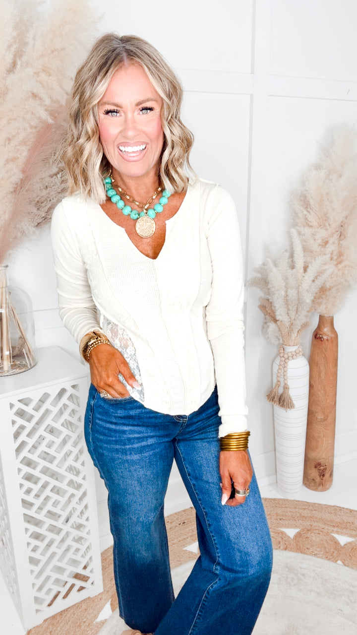 Sweet Serenity Top-Cream