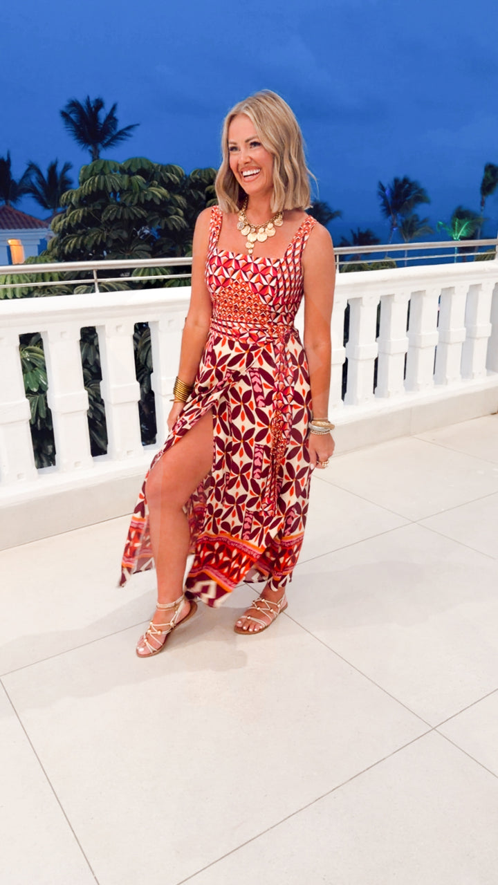 The Montego Wrap Skirt Set