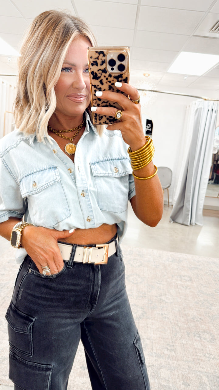 Lainey Button Down Top