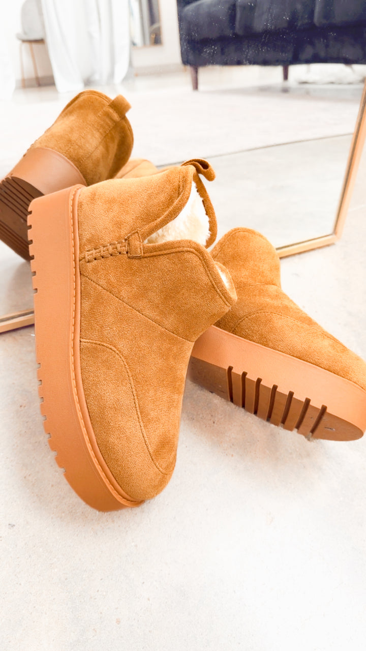 Alps Ankle Boots-Chestnut