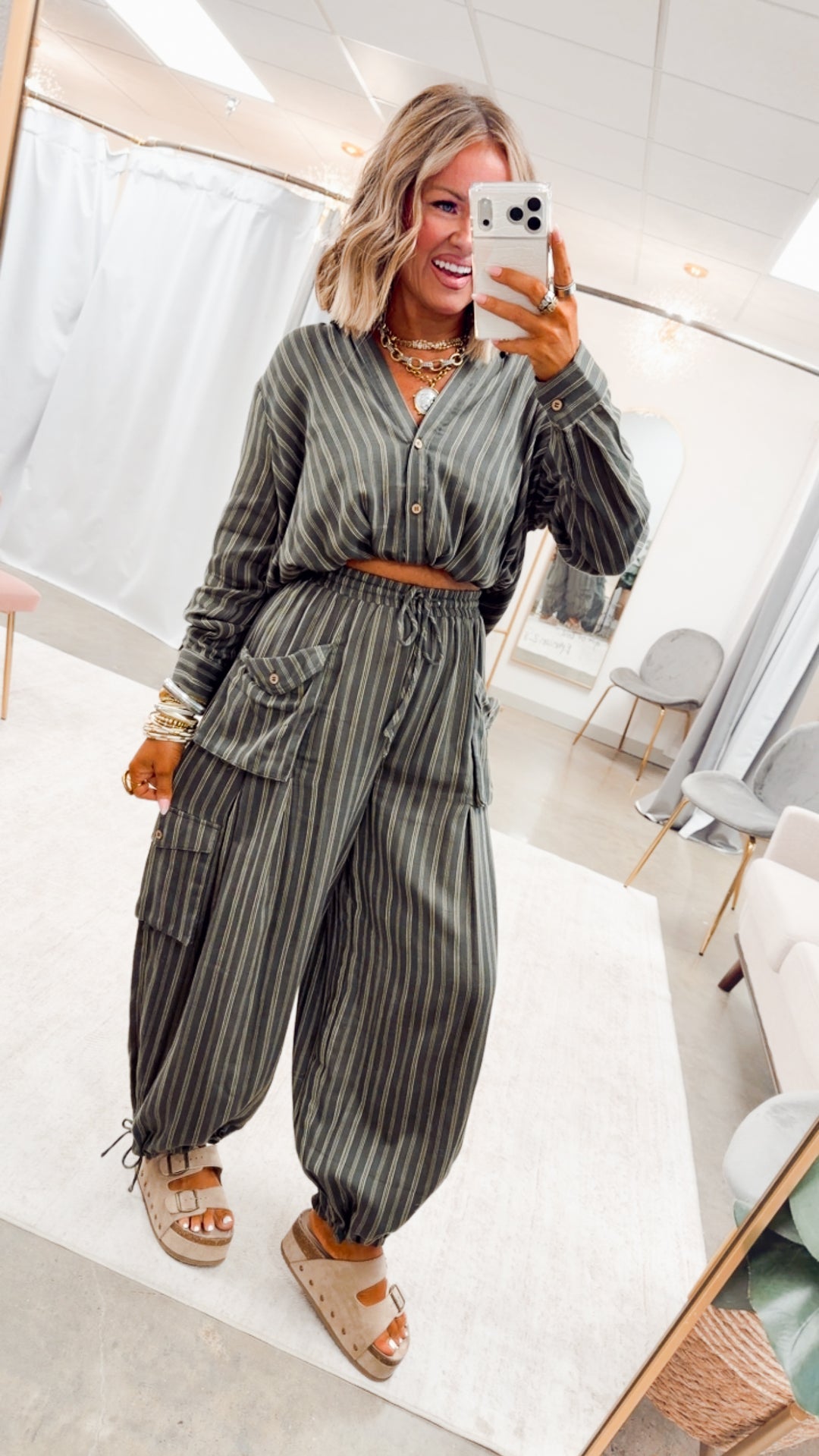 The Verity Cargo Pants Set